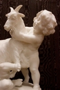 style Statue in cararra marble 19th century
