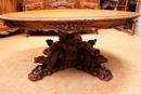 Black forest style Table in Oak, France 19th century