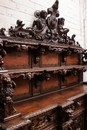 Renaissance style Cabinet in Walnut, italie 19th century