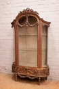 Louis XVI style Display cabinet in gilt wood, France 19th century