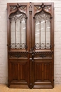 Gothic style Door in Walnut, France 19th century
