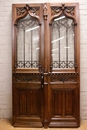 Gothic style Door in Walnut, France 19th century