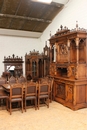 Gothic style Dinning set in Walnut, France 19th century