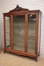 Louis XV style Display cabinets in Walnut, France 19th century
