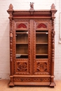 Breton style Bookcase in Walnut, France 19th century