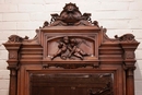 Renaissance style Armoire and bed in Walnut, France 19th century