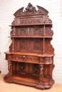 Renaissance style Cabinet/server in Walnut, France 19th century
