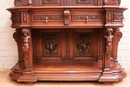 Renaissance style Cabinet/server in Walnut, France 19th century
