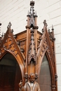 Gothic style Display cabinet in rosewood, France 19th century