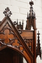 Gothic style Display cabinet in rosewood, France 19th century