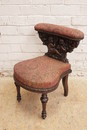 Hunt style Smoker chair in Oak, France 19th century