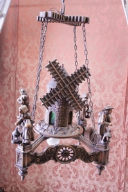 figural breton chandelier