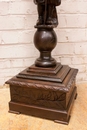 Breton style Pedestal in Oak, France 19th century