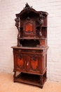 Louis XV style Cabinet in Walnut, Germany 19th century