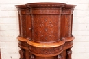 Renaissance style Cabinet in Walnut, France 1900