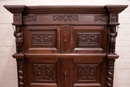 Renaissance style Cabinet in Oak, Belgium 1900