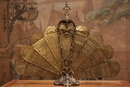style Fire screen in Bronze, France 19th century