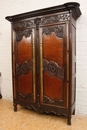 French normandy oak armoire
