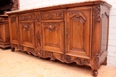 Provencal style Sideboard in Walnut, France 1920