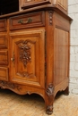 Louis XV style Cabinet in Walnut, France 1900