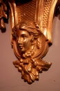 style Clock in gilt bronze 19th century