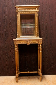 Gilt Louis XVI display cabinet