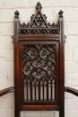 Gothic style in Oak, France 19th century