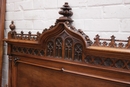 Gothic style Bed in Walnut, France 19th century