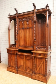Gothic Cabinet with cats