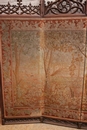 Gothic style Folding screen in Walnut, France 19th century