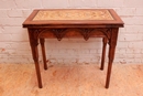 Gothic style Game table in Oak, France 19th century