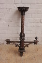 Gothic style Hall lamp in Walnut, France 19th century