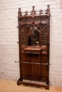 Gothic Hall stand oak