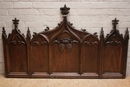 Gothic style Panel in Oak, France 19th century