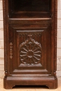 Gothic style Cabinet/pedestal in Oak, France 19th century