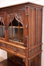 Gothic style Display cabinet in Walnut, France 19th century