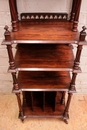 Gothic style Music cabinet in rosewood, France 19th century