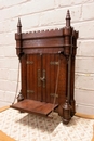Gothic style Wall cabinet in Walnut, France 19th century