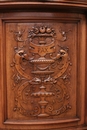 Henri II style Corner cabinet in Walnut, France 19th century