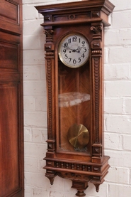 Henri II Clock in walnut
