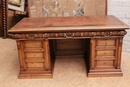 Henri II style Desk in Walnut, France 19th century