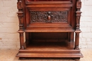 Henri II style Display cabinet in Walnut, France 19th century
