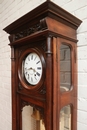 Henri II style Grandfather Clock in Walnut, France 19th century