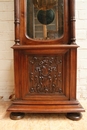 Henri II style Grandfather Clock in Walnut, France 19th century