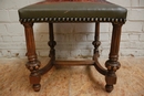 Henri II style Special set of 6 chairs in Walnut, France 19th century