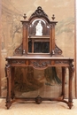 Henri II style Vanity in Walnut, France 19th century