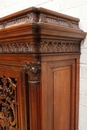 Renaissance style Cabinet/bookcase in rosewood, France 19th century