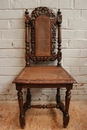 Hunt style 12 Chairs in Oak, France 19th century