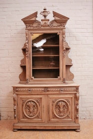 Hunt cabinet in bleached oak