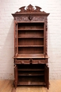 Hunt style Cabinet/bookcase in Oak, France 19th century